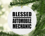 Blessed Automobile Mechanic - Circle Ornament
