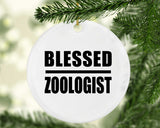 Blessed Zoologist - Circle Ornament