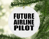 Future Airline Pilot - Circle Ornament