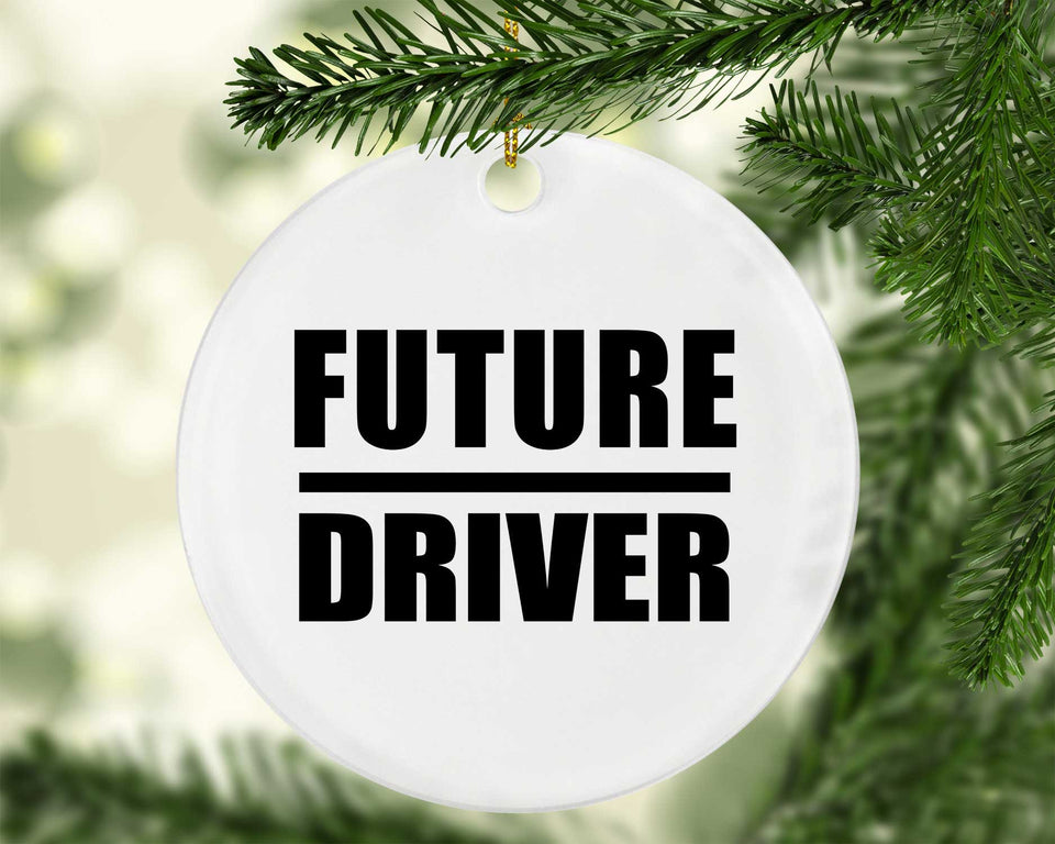 Future Driver - Circle Ornament