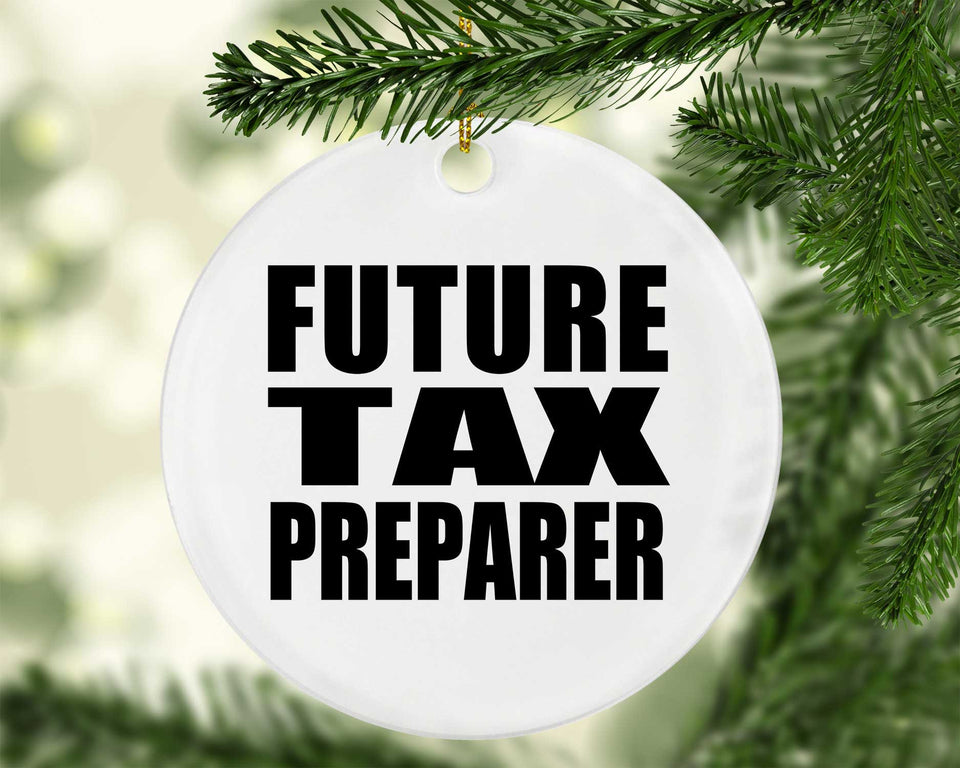 Future Tax Preparer - Circle Ornament