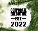 Corporate Executive Established EST. 2022 - Circle Ornament