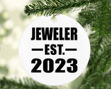 Jeweler Established EST. 2023 - Circle Ornament