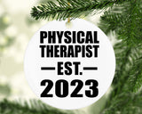 Physical Therapist Established EST. 2023 - Circle Ornament