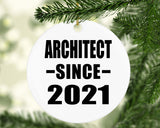 Architect Since 2021 - Circle Ornament