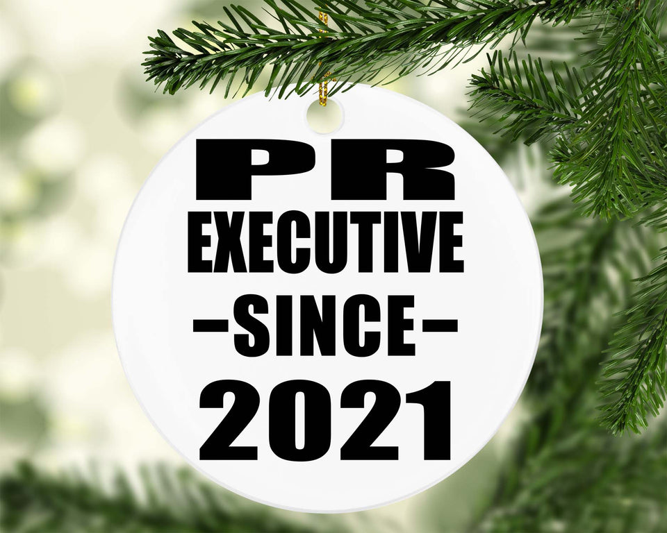 PR Executive Since 2021 - Circle Ornament