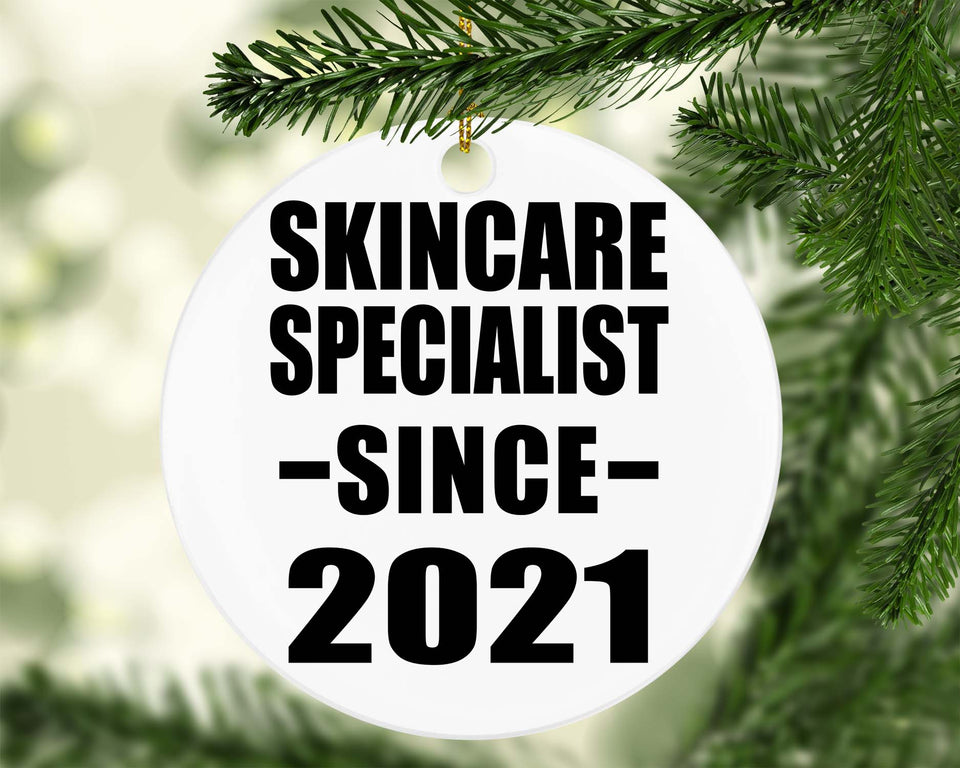 Skincare Specialist Since 2021 - Circle Ornament