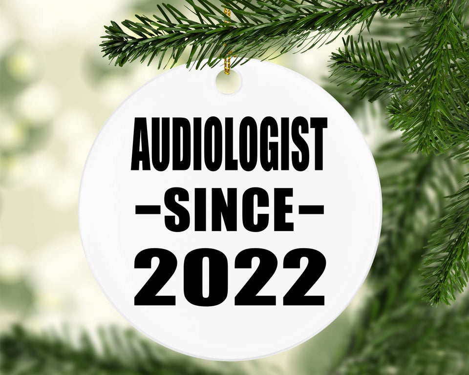 Audiologist Since 2022 - Circle Ornament