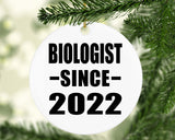 Biologist Since 2022 - Circle Ornament