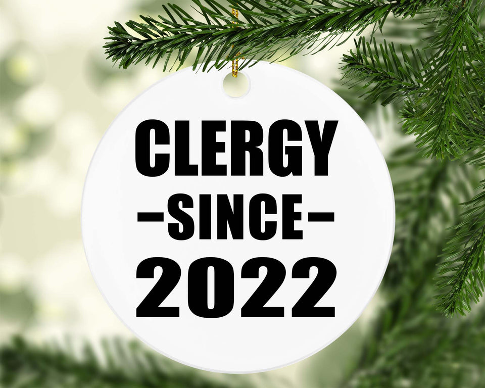 Clergy Since 2022 - Circle Ornament