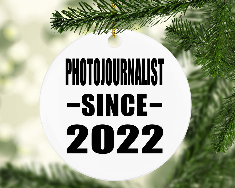Photojournalist Since 2022 - Circle Ornament