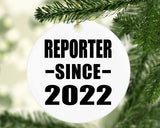 Reporter Since 2022 - Circle Ornament