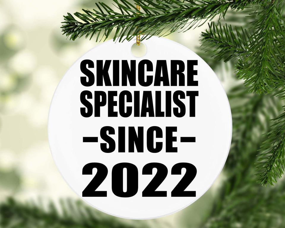 Skincare Specialist Since 2022 - Circle Ornament