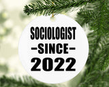 Sociologist Since 2022 - Circle Ornament