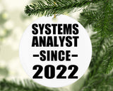 Systems Analyst Since 2022 - Circle Ornament