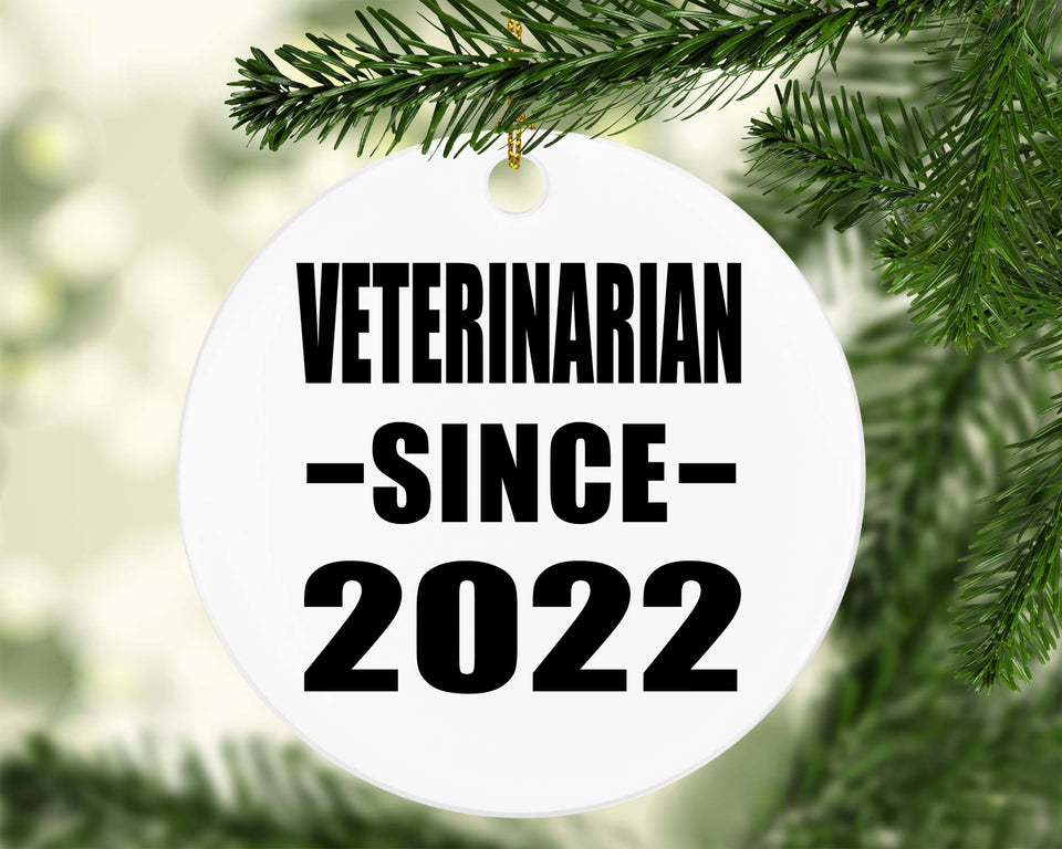 Veterinarian Since 2022 - Circle Ornament