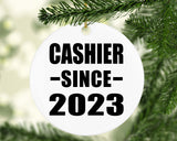 Cashier Since 2023 - Circle Ornament