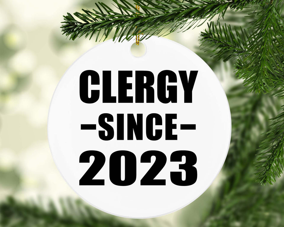 Clergy Since 2023 - Circle Ornament