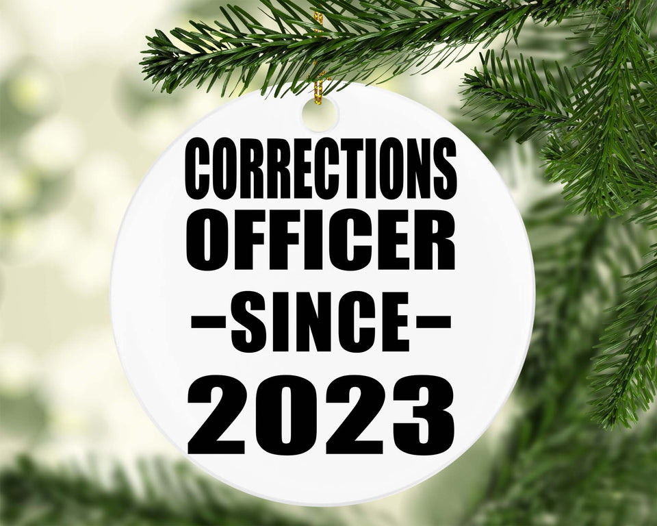 Corrections Officer Since 2023 - Circle Ornament