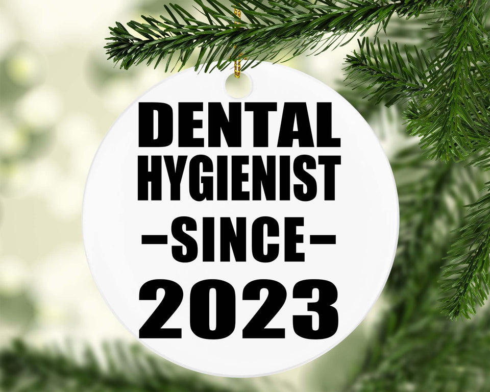Dental Hygienist Since 2023 - Circle Ornament
