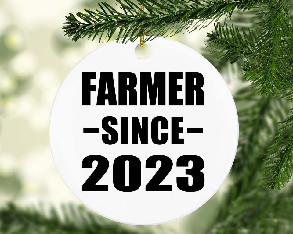 Farmer Since 2023 - Circle Ornament