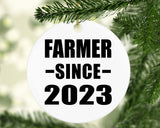 Farmer Since 2023 - Circle Ornament