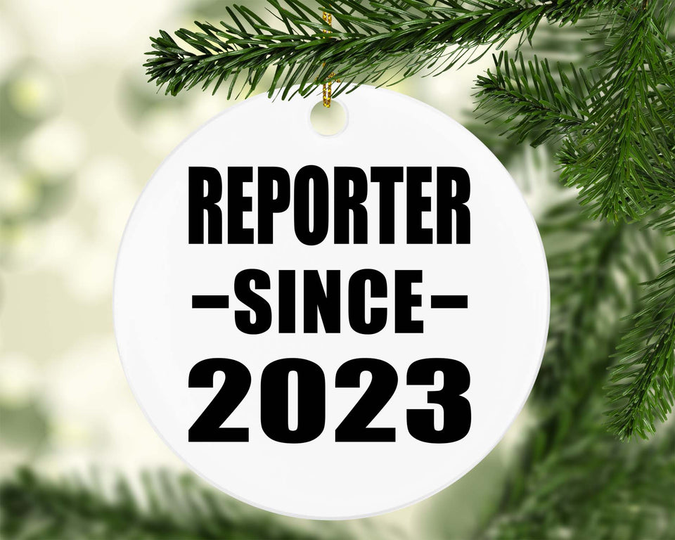 Reporter Since 2023 - Circle Ornament