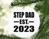 Step Dad Established EST. 2023 - Circle Ornament
