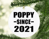 Poppy Since 2021 - Circle Ornament