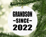 Grandson Since 2022 - Circle Ornament
