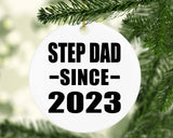 Step Dad Since 2023 - Circle Ornament