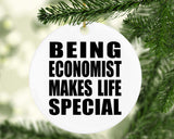 Being Economist Makes Life Special - Circle Ornament