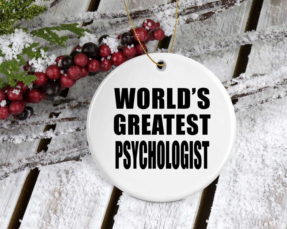 World's Greatest Psychologist - Circle Ornament