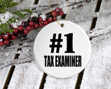 Number One #1 Tax Examiner - Circle Ornament
