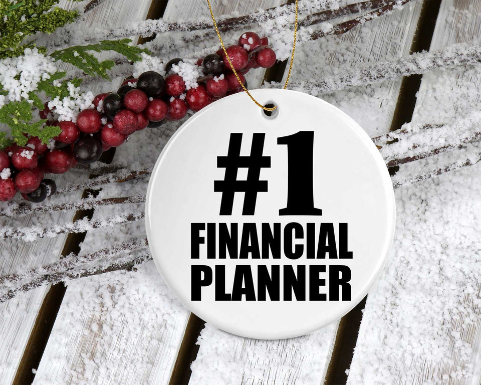 Number One #1 Financial Planner - Circle Ornament