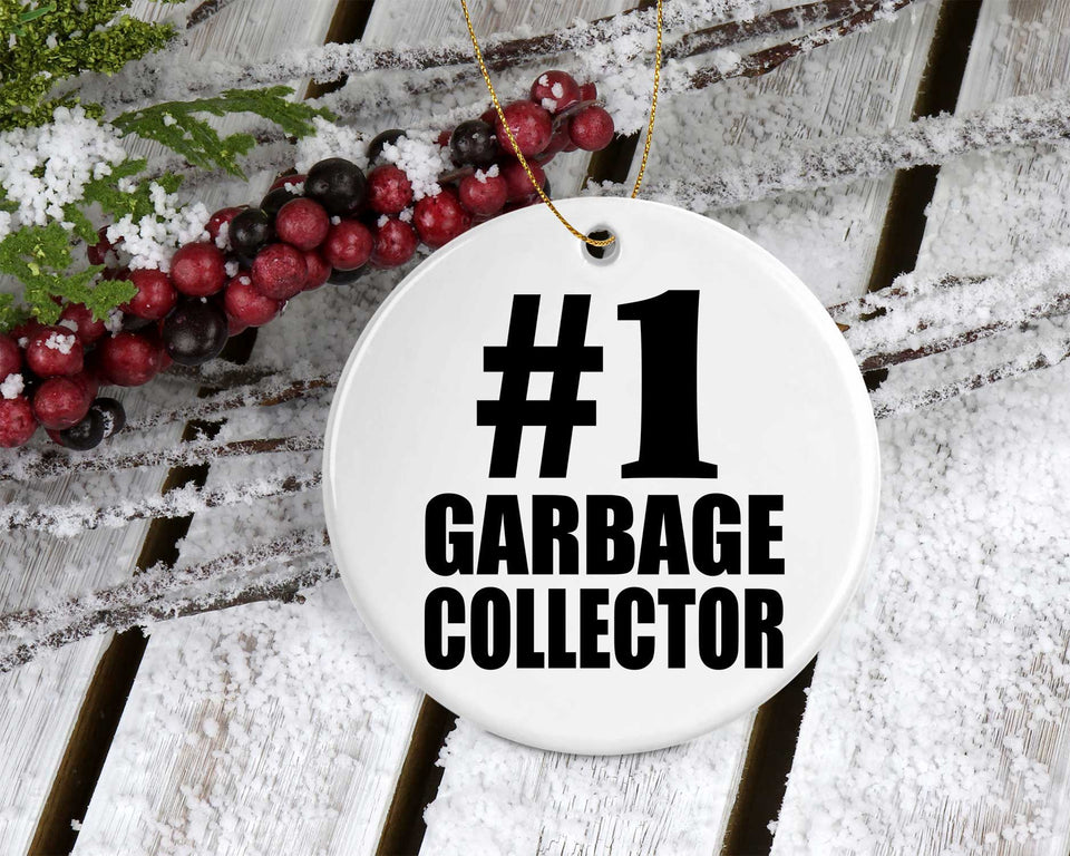 Number One #1 Garbage Collector - Circle Ornament