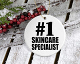 Number One #1 Skincare Specialist - Circle Ornament