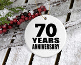 70th Anniversary 70 Years - Circle Ornament