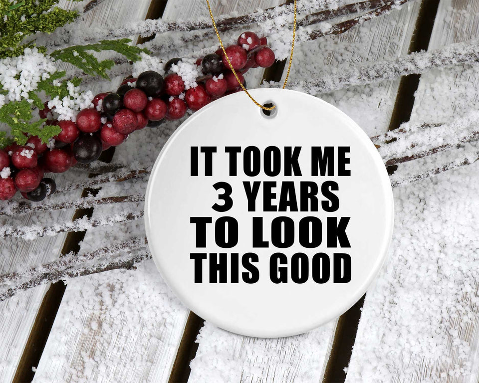 3rd Birthday Took Me 3 Years To Look This Good - Circle Ornament