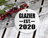 Glazier Established EST. 2020 - Circle Ornament