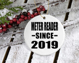 Meter Reader Since 2019 - Circle Ornament