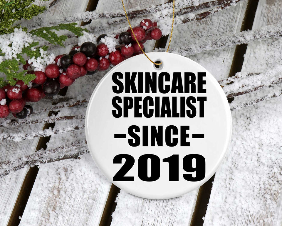 Skincare Specialist Since 2019 - Circle Ornament