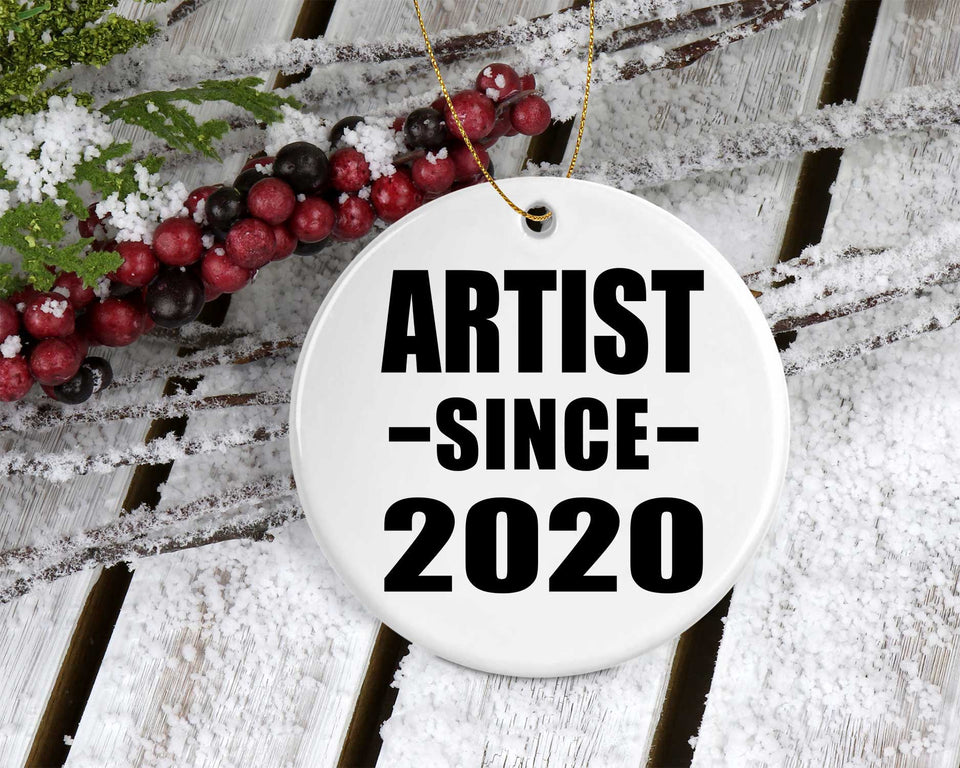 Artist Since 2020 - Circle Ornament