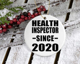 Health Inspector Since 2020 - Circle Ornament