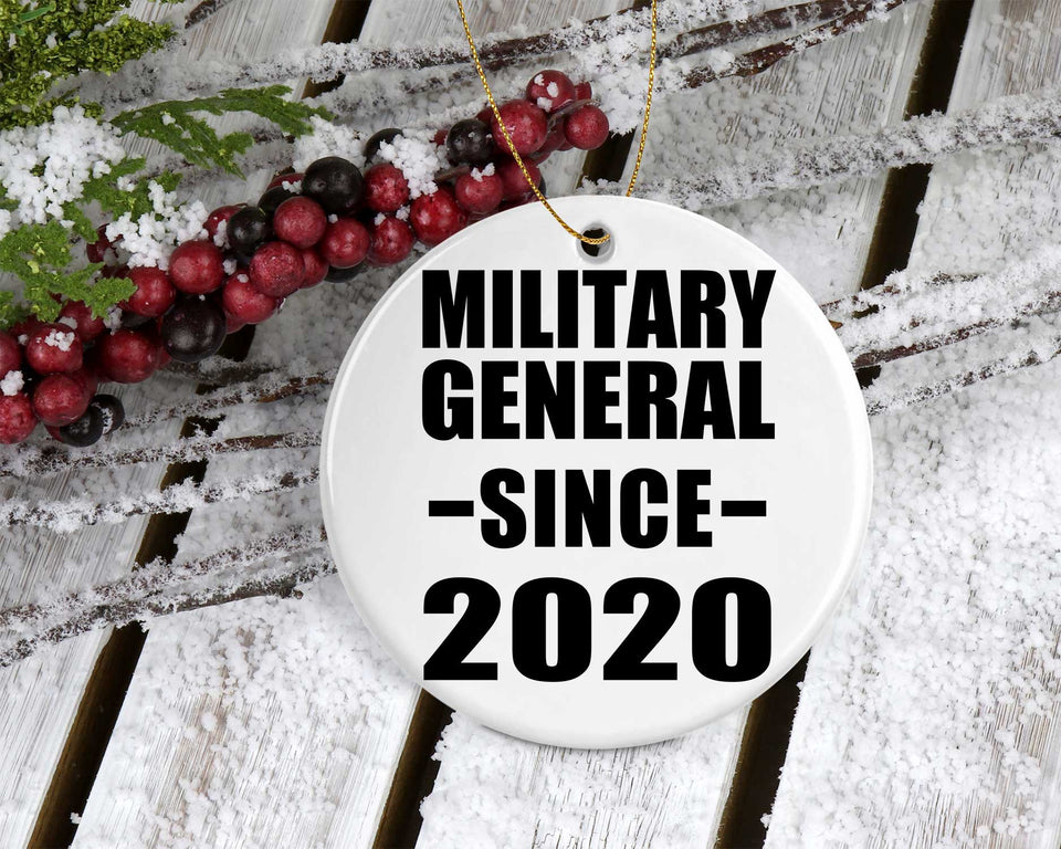 Military General Since 2020 - Circle Ornament