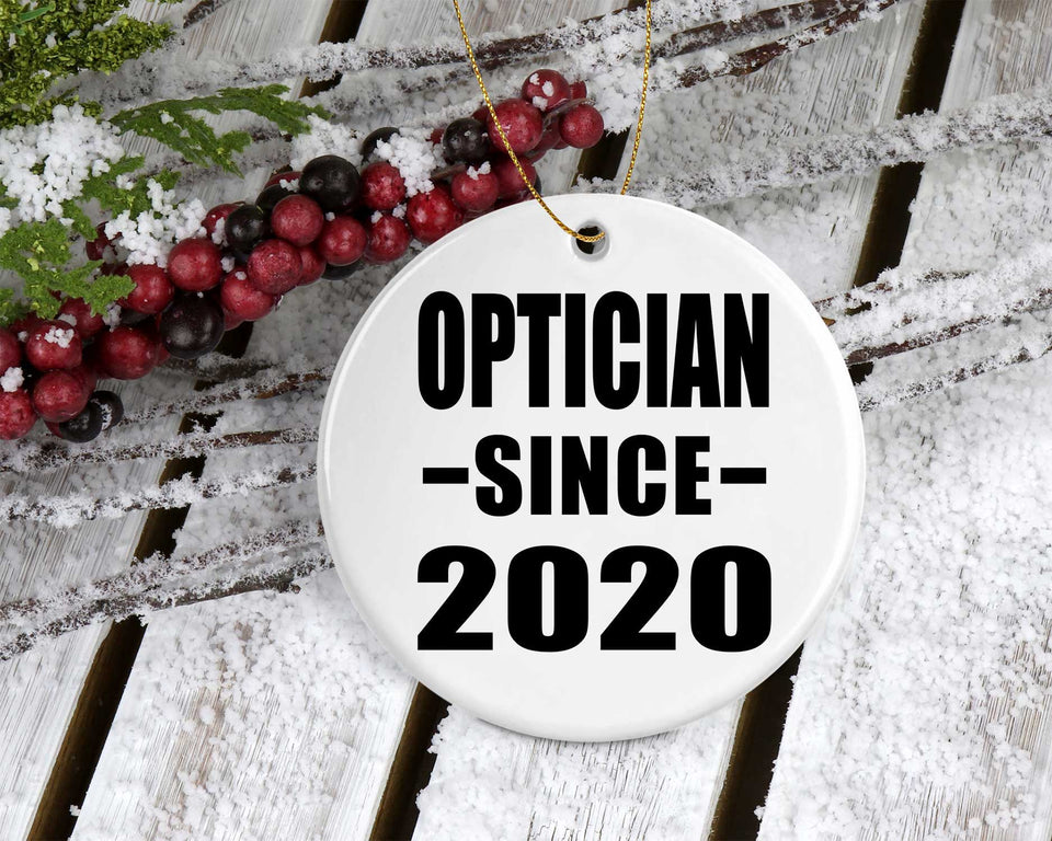 Optician Since 2020 - Circle Ornament