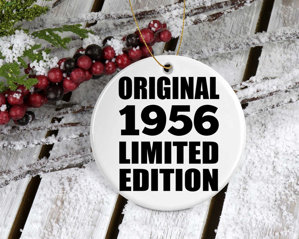 68th Birthday Original 1956 Limited Edition - Circle Ornament