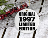 27th Birthday Original 1997 Limited Edition - Circle Ornament