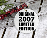 17th Birthday Original 2007 Limited Edition - Circle Ornament