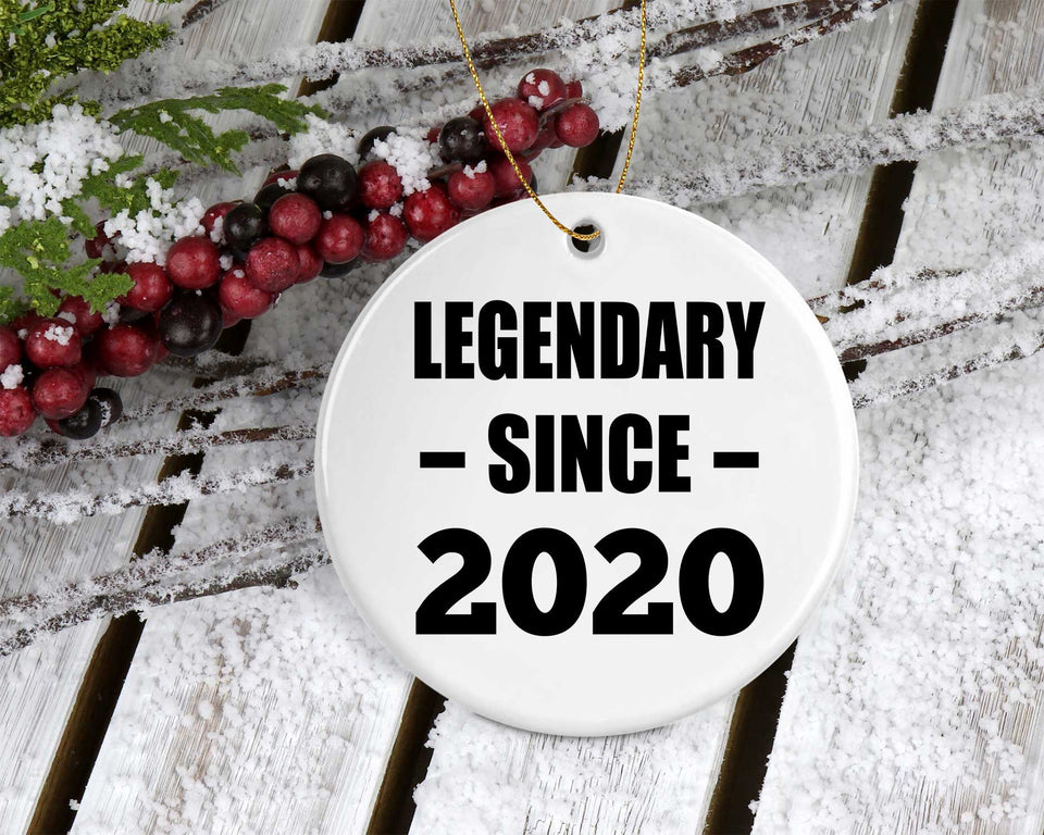 4th Birthday Legendary Since 2020 - Circle Ornament